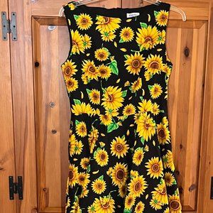 Magnolia Park Sunflower dress, size XL